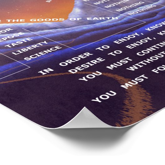 Berg der Perfektion - 11 x 14 Poster (Ecke)