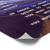 Berg der Perfektion - 16 x 20 Poster (Ecke)