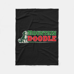 Berg-Doodle-Hundefreunde vintage lustig Outdoor Fleecedecke