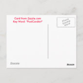 Berg Dora, Fl - Pink gestrichen Postkarte (Rückseite)