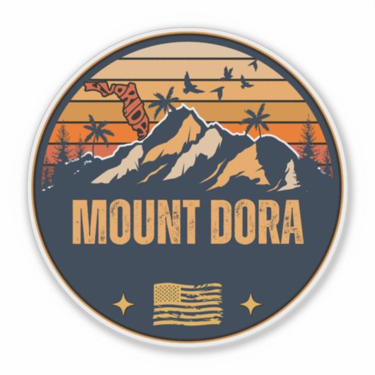 Berg Dora, Florida Aufkleber (Vorderseite)