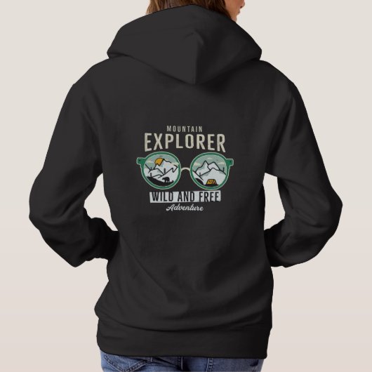 Berg Explorer frei | Hoodie (Rückseite)
