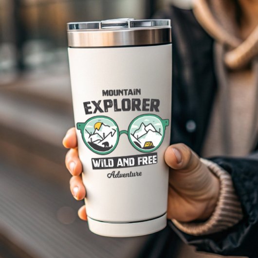 Berg Explorer Wildes Camping | Die Aufkleber