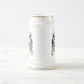 Berg-Familienwappen Bierglas (Mittel)