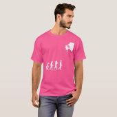 Berg-Fels-Kletterer Boulder Berge Klettern T-Shirt (Vorne ganz)