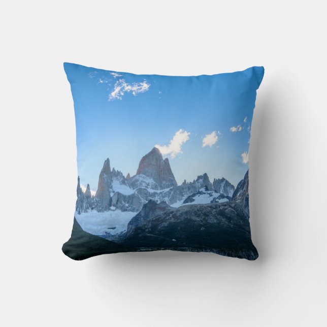 Berg Fitz Roy Kissen (Vorderseite)