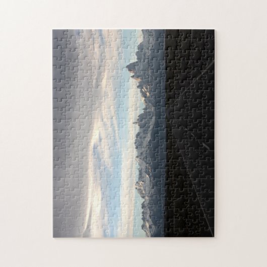 Berg Fitz Roy und Anden-Strecke Puzzle (Vertikal)