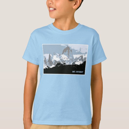 Berg Fitzroy, Patagonien, Argentinien T-Shirt (Vorderseite)