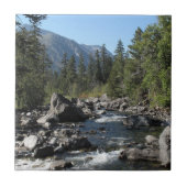 Berg Fluss Rugged Landschaft Fliese (Vorderseite)