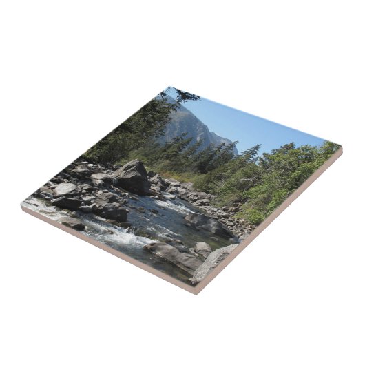 Berg Fluss Rugged Landschaft Fliese (Seite)