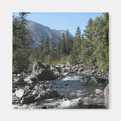 Berg Fluss Rugged Landschaft Magnet (Vorne)