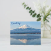 Berg Fuji Japan Landschaft Postkarte (Stehend Vorderseite)