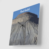 Berg-Garfield-Uhr Quadratische Wanduhr (Winkel)