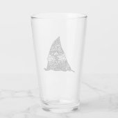 "Berg" - Glas (Rückseite)