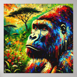 BERG GORILLA 8 POSTER