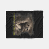 Berg-Gorilla Umweltschutz Conserva Fleecedecke (Vorderseite (Horizontal))