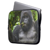 Berg Gorilla und Silverback Laptopschutzhülle (Vorderseite Links)