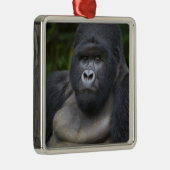 Berg Gorilla und Silverback Ornament Aus Metall (Rechts)