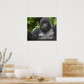 Berg Gorilla und Silverback Poster (Küche)