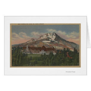 Berg-Haube, Oregon - Ansicht des neuen Timberline