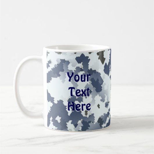 Berg Hermon Skipatrol - Schneedecke Camouflage Kaffeetasse (Links)