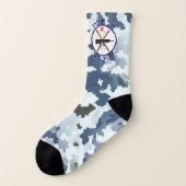 Berg Hermon Skipatrol - Schneedecke Camouflage Socken (Links - Außen)