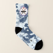 Berg Hermon Skipatrol - Schneedecke Camouflage Socken (Rechts - Außen)