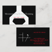 Berg-Hunde-Rescue/Training Visitenkarte (Vorne/Hinten)