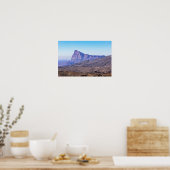 Berg in der Nähe von Jebel Shams Poster (Küche)