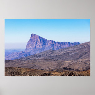 Berg in der Nähe von Jebel Shams Poster