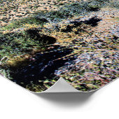 Berg in der Wüste Nevada Poster (Ecke)