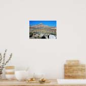Berg in der Wüste Nevada Poster (Küche)