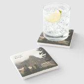 Berg in North Cascades Washington Steinuntersetzer (Seitenansicht)