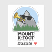Berg K-Toot Funny Mountain Pub Aufkleber (Blatt)