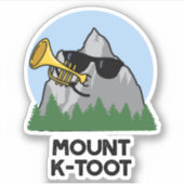 Berg K-Toot Funny Mountain Pub Aufkleber (Vorderseite)