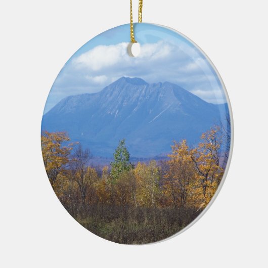 Berg Katahdin in Fall 2 Keramikornament (Links)