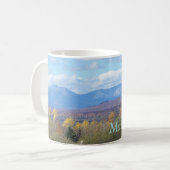 Berg Katahdin in Fall 3 Kaffeetasse (Vorderseite Links)