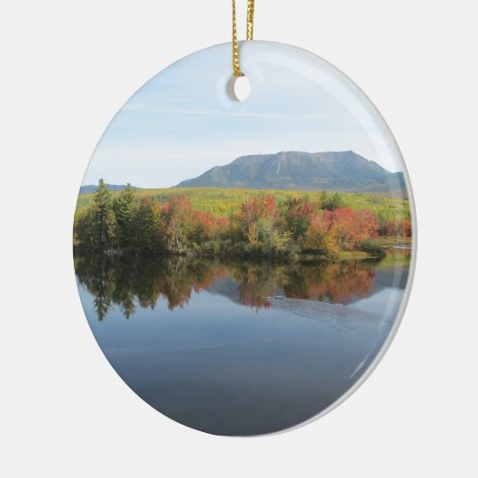 Berg Katahdin Keramik Ornament (Links)