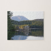Berg Katahdin vom Rainbow See Puzzle (Horizontal)