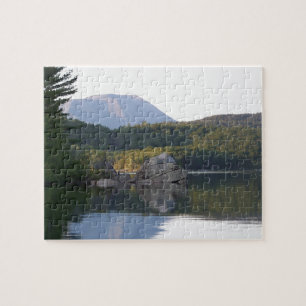 Berg Katahdin vom Rainbow See Puzzle