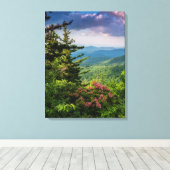 Berg Laurel bei Sonnenaufgang Leinwanddruck (Insitu (Holzboden))