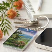 Berg Laurel bei Sonnenaufgang Schlüsselanhänger (Vorderseite rechts)