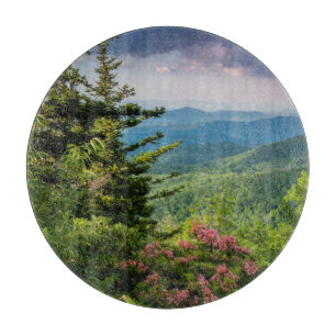 Berg Laurel bei Sonnenaufgang Schneidebrett