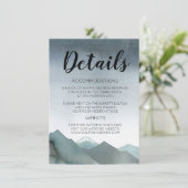 Berg-Lieben Begleitkarte (Stehend Vorderseite)