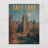 Berg Majestät: Salz Lake City Postkarte (Vorderseite)
