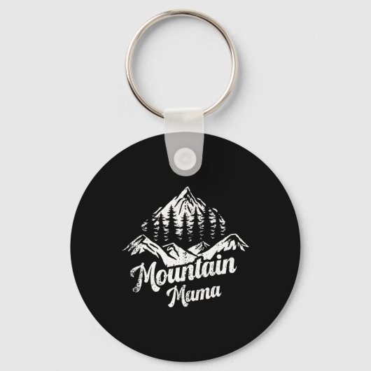 Berg Mama Camping Wandern Mutter Abenteuer Mütter Schlüsselanhänger (Vorderseite)