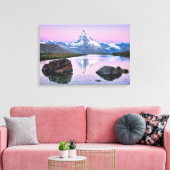 Berg Matterhorn in Zermatt, Schweiz Leinwanddruck (Insitu (Wohnzimmer))