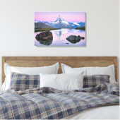 Berg Matterhorn in Zermatt, Schweiz Leinwanddruck (Insitu (Schlafzimmer))