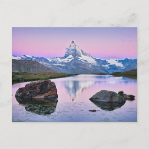 Berg Matterhorn in Zermatt, Schweiz Postkarte