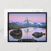 Berg Matterhorn in Zermatt, Schweiz Postkarte (Vorne/Hinten)